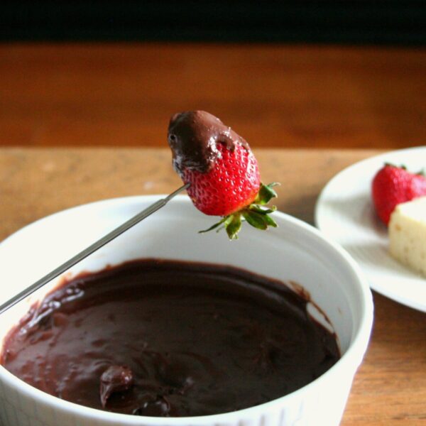 Chocolate Fondue for 2 (or 4 or 6 or…)