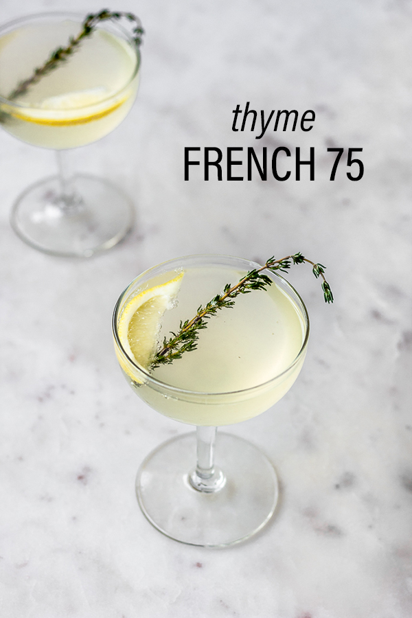Thyme French 75 | Serendipity by Sara Lynn